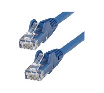 StarTech.com 1m LSZH CAT6 Ethernet Cable, 10 Gigabit Snagless RJ45 100W PoE Network Patch Cord with Strain Relief, CAT 6 10GbE UTP, Blue, Individually Tested/ETL, Low Smoke Zero Halogen -     Category 6 - 24AWG (N6LPATCH1MBL) - patch cable - 1 m - blue (N6LPATCH1MBL StarTech.com)