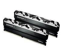 G.Skill SNIPER X Series - Urban Camo - DDR4 - kit - 32 GB: 2 x 16 GB - DIMM 288-pin - 3200 MHz / PC4-25600 - unbuffered F4-3200C16D-32GSXWB