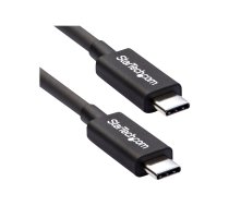 StarTech 2m (6.6ft) Thunderbolt 3 Cable, 20Gbps, 100W PD, 4K Video, Thunderbolt-Certified, Compatible w/ TB4/USB 3.2/DisplayPort - Thunderbolt cable - USB-C to USB-C - 2 m TBLT3MM2M