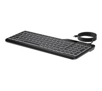 HP 400 - keyboard - compact size, 2-zone layout, 12 programmable keys, low profile key travel, multi-device - US - black Input Device 7N7C0AA#ABA