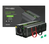 Qoltec Monolith - DC to AC power inverter - pure sine wave - 600 Watt (51933 Qoltec)