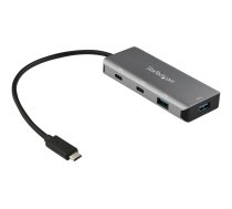 Startech 4 Port USB C Hub w/ 2x USB A & 2x USB C, SuperSpeed 10Gbps USB Type-C 3.1/3.2 Gen 2 Hub, USB Bus Powered, Portable USB-C to USB Adapter Hub, Aluminum, 9.8" (25cm) Cable - Windows/macOS/Linux - hub - 4 ports HB31C2A2CB