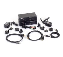 Black Box KVX Series - Extender Kit - KVM / audio / serial / USB extender - TAA Compliant KVXLCHDPF-200-SFPBN1