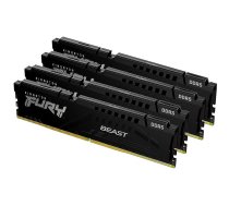 Kingston FURY Beast - DDR5 - kit - 128 GB: 4 x 32 GB - DIMM 288-pin - 5600 MHz / PC5-44800 - unbuffered KF556C40BBK4-128