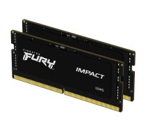 Kingston FURY Impact - DDR5 - kit - 32 GB: 2 x 16 GB - SO-DIMM 262-pin - 5600 MHz / PC5-44800 - unbuffered KF556S40IBK2-32