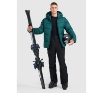 Vīriešu slēpošanas bikses softshell membrāna 10000 - melnas