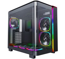 Montech KING 95 PRO, Tempered Glass, ARGB, Black