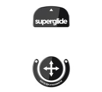 Superglide Glass Skates (Type-S) for Logitech G Pro X Superlight, Black