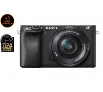 Sony a6400 E-mount fotokamera + 16-50mm objektīvs (ILCE-6400L/B α6400 camera камера ILCE6400LB.CEC)