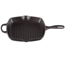 LE CREUSET čuguna grillpanna, 26x26cm (Cast iron grill pan square 26x26cm mat black 02723784)