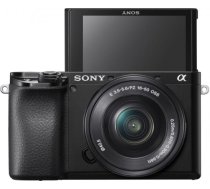 Sony ILCE-6100Y/B + 16-50mm objektīvs un 55-210mm objektīvs (a6100 α6100 camera kamera камера ILCE6100YB.CEC)