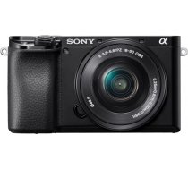 Sony a6100 E-mount fotokamera + 16-50mm objektīvs (ILCE-6100L/B α6100 camera камера ILCE6100LB.CEC)