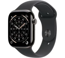 Apple Watch Series 11 GPS 42mm Jet Black Aluminium, Black Sport Band M/L Smartwatch