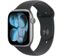 Apple Watch Series 11 GPS 42mm Jet Black Aluminium, Black Sport Band M/L Smartwatch