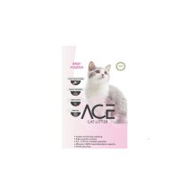 ACE Baby Powder CAT LITTER 20 L - cementējošās smiltis kaķu tualetei ar bērnu pūderi 20 L