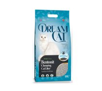 Dream Cat Bentonite Natural White Cat Kaķu smiltis, pakaiši bez smaržas, 5L