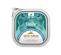 Almo Nature DAILY Pastēte suņiem ar mencu un zaļajām pupiņām, 100g