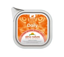 Almo Nature DAILY Pastēte pieaugušiem kaķiem ar lasi, 100g