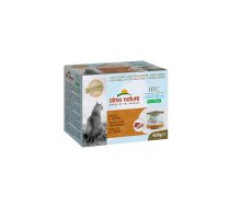 Almo Nature HFC Natural Light Mega paka mitrā barība kaķiem ar vistu un tunci, 4x50g