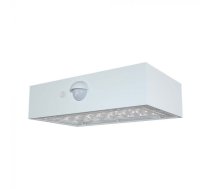 3W(350Lm) LED solārais fasādes gaismeklis ar PIR sensoru, V-TAC, IP65, DC:3.2V LifePO4 6000mAh Battery, balts, 3000+4000K