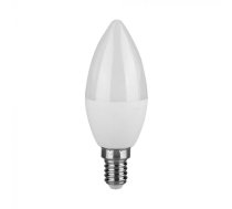 E14 6.5W(600Lm) LED spuldze sveces formas, V-TAC SAMSUNG, IP20, neitrāli balta gaisma 4000K