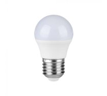 E27 4.5W(470Lm) LED spuldze sveces formas, V-TAC SAMSUNG, IP20, G45, neitrāli balta gaisma 4000K