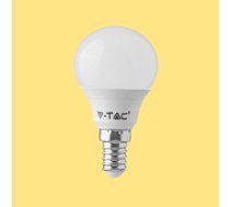 E14 4.5W(470Lm) LED Spuldze V-TAC SAMSUNG, garantija 5 gadi, P45, silti balta gaisma 3000K