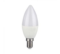 E14 4.8W(470Lm) LED Spuldze SMART, V-TAC, IP20, ar pulti, RGB+ silti balta gaisma 3000K