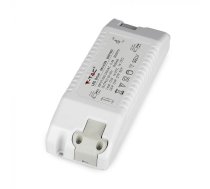 72W DC:30-42V 0.4A 1600mA V-TAC barošanas bloks LED paneļiem, IP20, balts