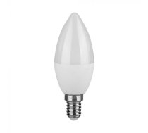 E14 3.7W(320Lm) LED Spuldze, C37, V-TAC SAMSUNG, IP20, auksti balta gaisma 6500K