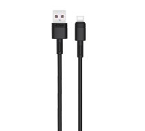 XO kabelis NB-Q166 USB - USB-C 1,0 m 5A melns