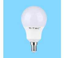 E14 5.5W(470Lm) LED Spuldze, P45, IP20, CRI>95, V-TAC, auksti balta gaisma 6400K