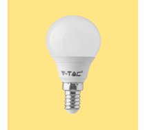 E14 4.5W(470Lm) LED Spuldze, V-TAC SAMSUNG, IP20, garantija 5 gadi, P45, silti balta gaisma 3000K