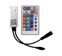 LED lentu kontrolieris, WIFI, ar tālvadības pulti, 3in1+RGB, 28 pogas, 