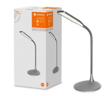 LEDVANCE 5W LED galda lampa, pelēka, Li-Ion, USB, IP20, silti balta gaisma 3000K