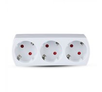 Adapteris 3x16A, IP20, 3680W, AC:250V, V-TAC