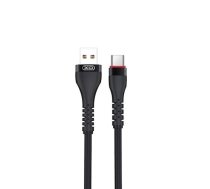 XO kabelis NB213 USB - USB-C 1,0 m 2,4A melns