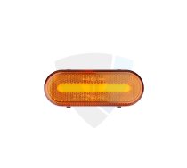 LED aizmugurējais lukturis, 12-24V, IP67, 49x124x22mm, E9, oranžs