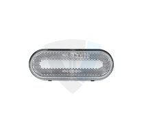 LED aizmugurējais lukturis, 12-24V, IP67, 49x124x22mm, E9, balts