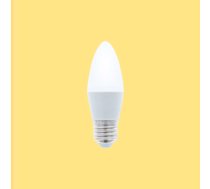 E27 3W(240Lm) LED Spuldze, IP20, C37, sveces forma, silti balta gaisma 3000K