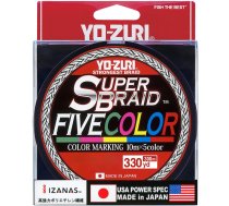 Yo-Zuri Super Braid Five Color - 330 Yard Spool