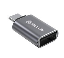 Tellur USB-C to USB-A M/F Adapter 10Gbps, 3A Aluminum Alloy