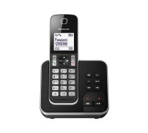 DECT telefons ar automātisko atbildētāju, melns - Panasonic KX-TGD320JTB