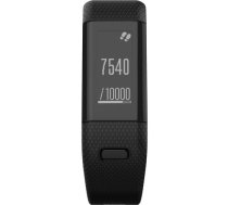 Nocenots lietots fitnesa aproce ar GPS Garmin Vivosmart HR+ melns