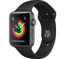 Apple Watch Series 3 (GPS) 38mm Space Gray Black Sport Band