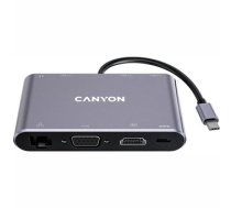 Canyon hub DS-14 8in1 4k USB-C Dark Grey