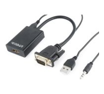 Gembird VGA to HDMI Adapter Cable