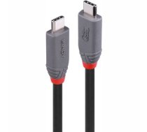 Lindy 1.5m USB4 240W Type C Cable 40Gbps Anthra Line