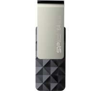 Silicon Power Blaze B30, 64 GB, USB 3.0, Black