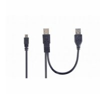 Gembird Dual USB A to Mini-USB 0.9m Black